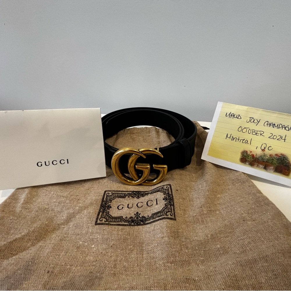 Gucci Marmont belt Double G buckle